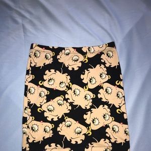 Betty boop printed skirt